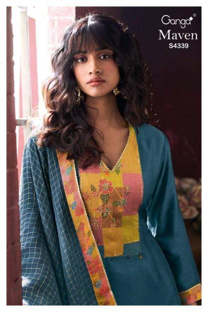 Ganga maven 4339 Bulk dress material suppliers in Kolkata